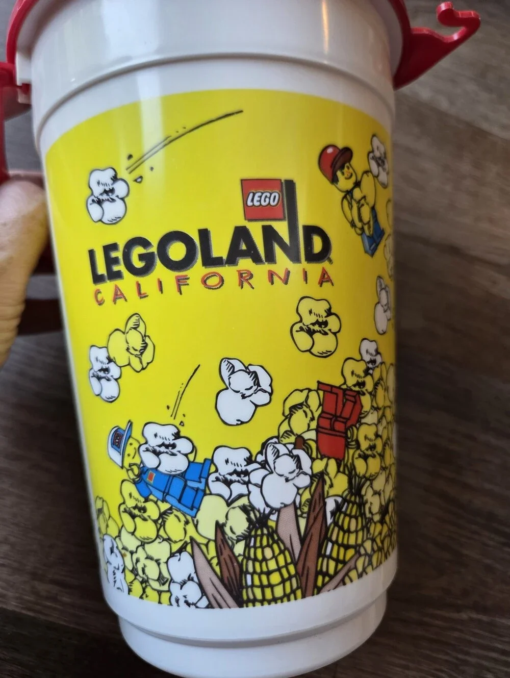 Vintage 2002 Legoland California Theme Park Collectible Popcorn Bucket Cup